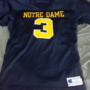 Vintage Notre Dame Champion Football jersey sz. Mens Large VG. Condition
